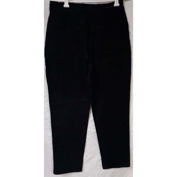 Gloria Vanderbilt Women 10 Short Black Stretch Hi Rise Straight Leg Jeans 28x29 - Picture 6 of 14